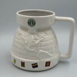 Starbucks Coffee‎ Mug Globe World Map Collectible Ceramic